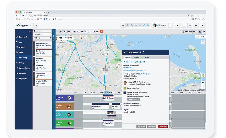 WorkWave GPS Map
