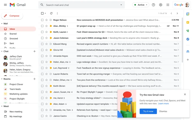 Gmail Old/Classic View