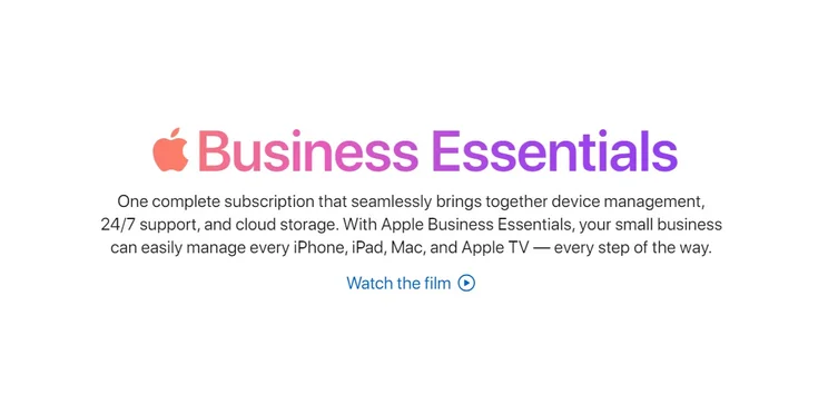 Apple Business Essentials