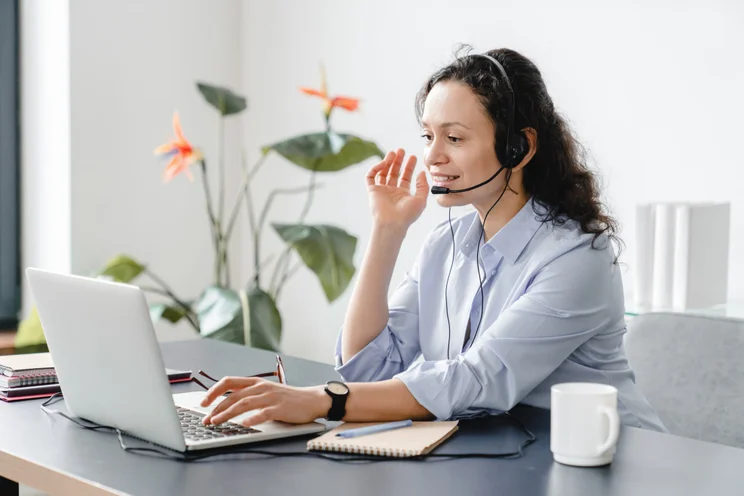 IT worker working from home