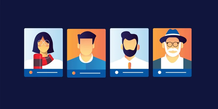 Illustration of customer personas