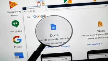 Google Docs under magnifying lens