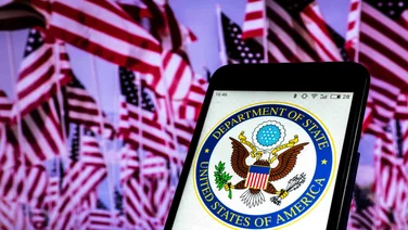 State Department Emblem on Phone