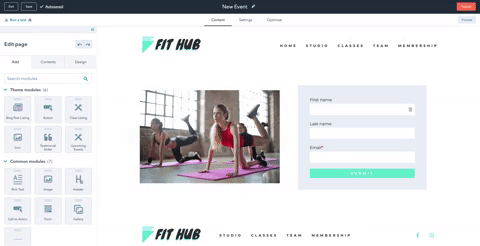 HubSpot screenshot