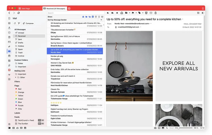 Vivaldi mail