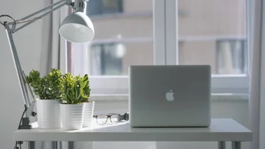 laptop on desk