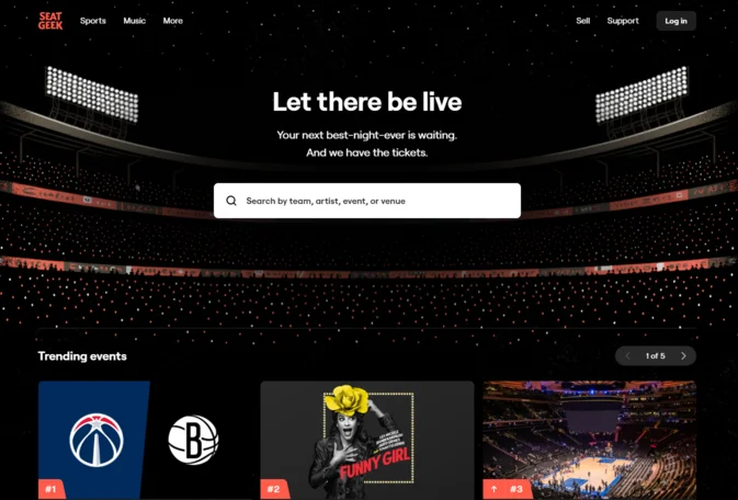 seekgeek website