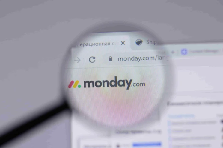 monday.com on pc screen