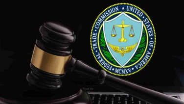 Judge's Hammer and FTC logo