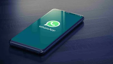 Whatsapp on Phone on Table