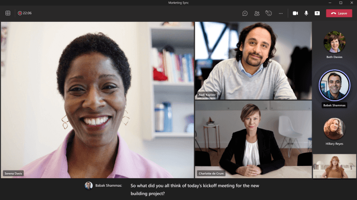 Microsoft Teams Live Translated Captions