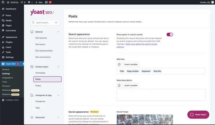 WordPress Yoast SEO