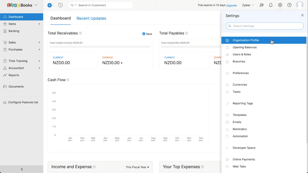 Zoho Books vs QuickBooks Prices & Features Compared