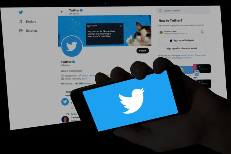 Twitter homescreen