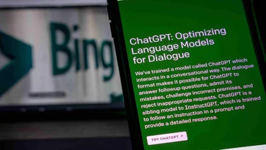 Bing and ChatGPT on screen