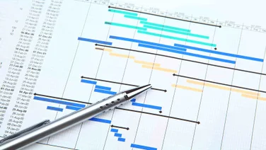 Picture of a chart with a pen