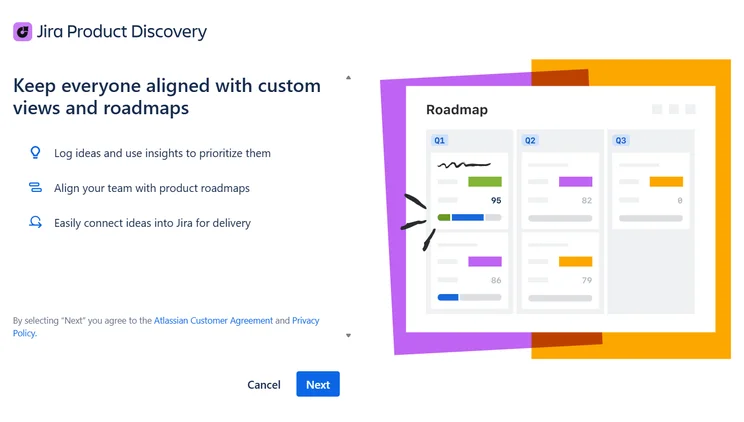 Screenshot of Jira Product Discovery