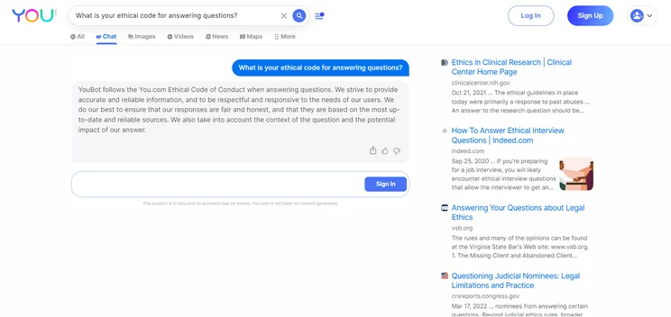 Youchat test 6