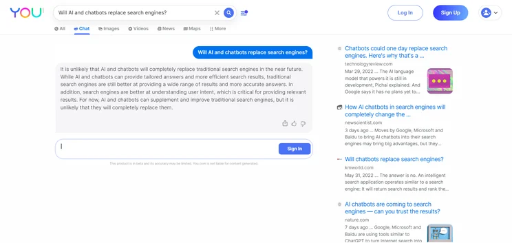 Youchat test 1