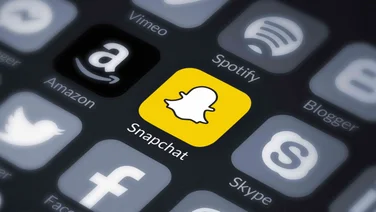 snapchat on computer screen