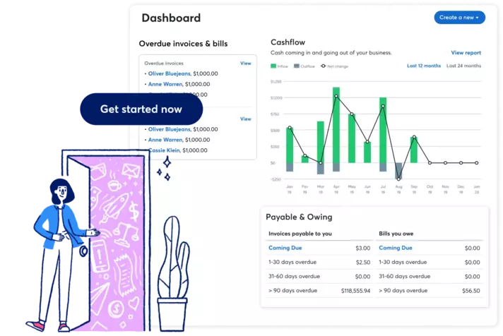 Wave Cashflow dashboard