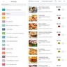 TouchBistro menu management app displaying lunch menu items.