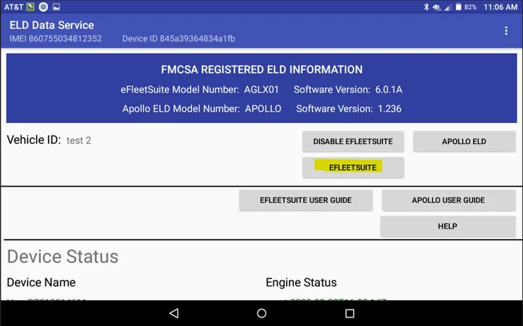 Linxup ELD tablet