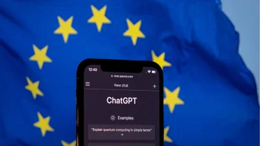 chatgpt app on european flag