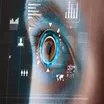 Various data displayed around an eyeball