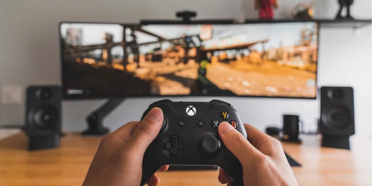 Xbox being played
