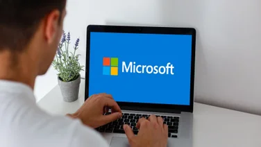 Microsoft on Laptop