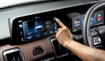 A driver monitoring system in a vehicle