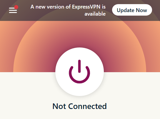 Notification de mise à jour ExpressVPN