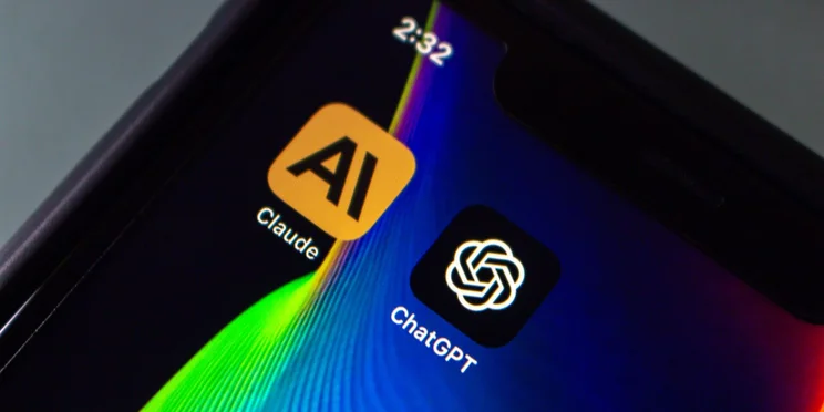 Claude AI App on Smartphone