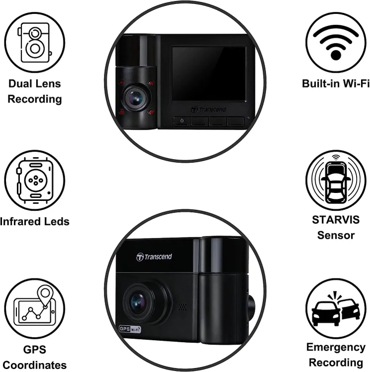 Transcend Drive Pro 550: features