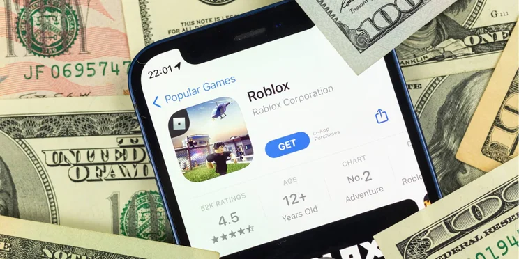 roblox app on money