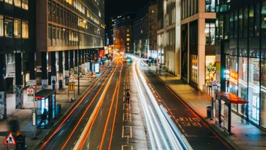 View from a traffic camera