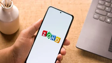 Zoho Logo on Mobile