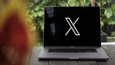 X on Laptop