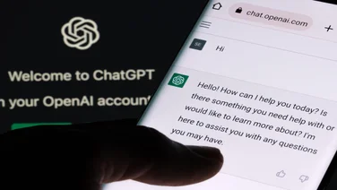 ChatGPT on smartphone