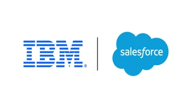 IBM and Salesforce logos