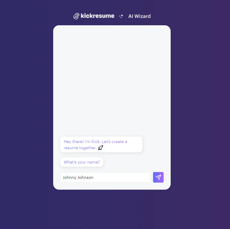 kickresume test 2
