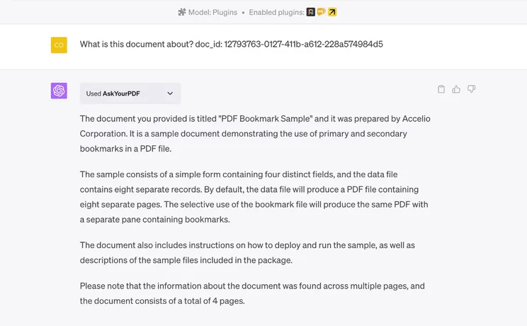 AskMyPDF ChatGPT plugin