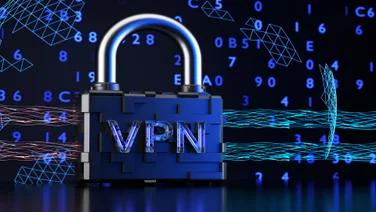 vpn on a padlock