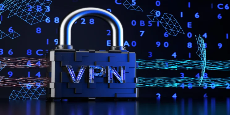 vpn on a padlock