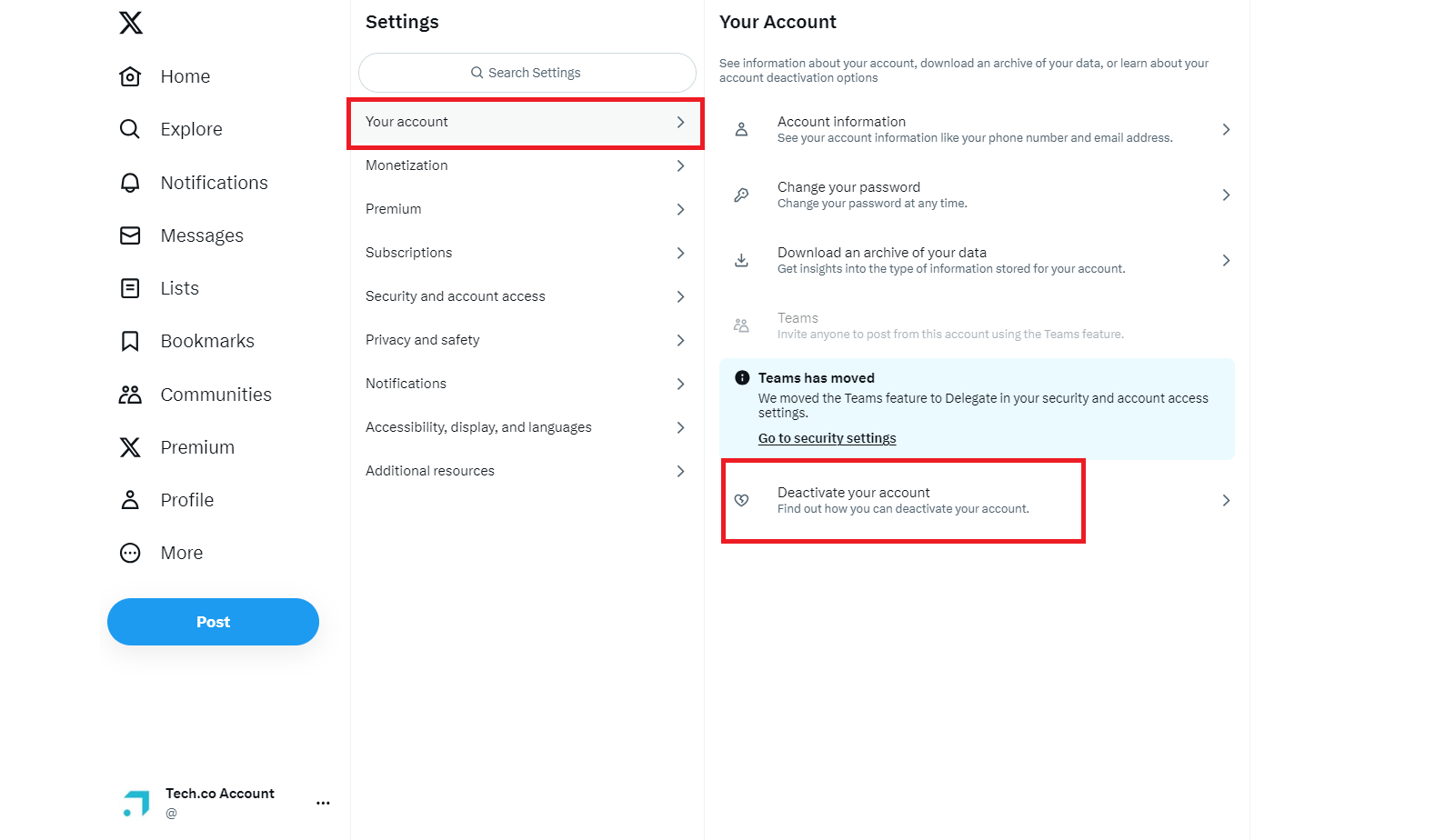 How To Deactivate or Delete Twitter / X with Screenshots