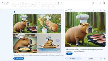 A sample image generated by Google's new AI image search feature