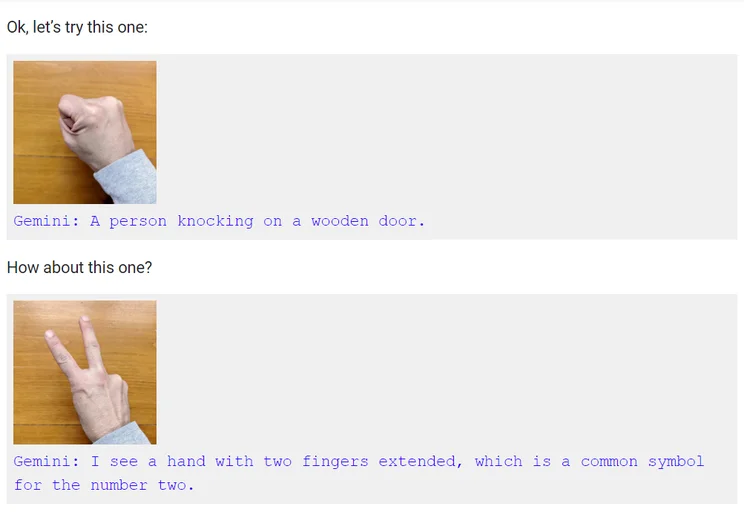 Google developer blog screenshot shows how Gemini AI video was made