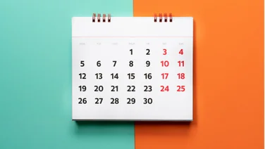 a calendar showing a month of the year