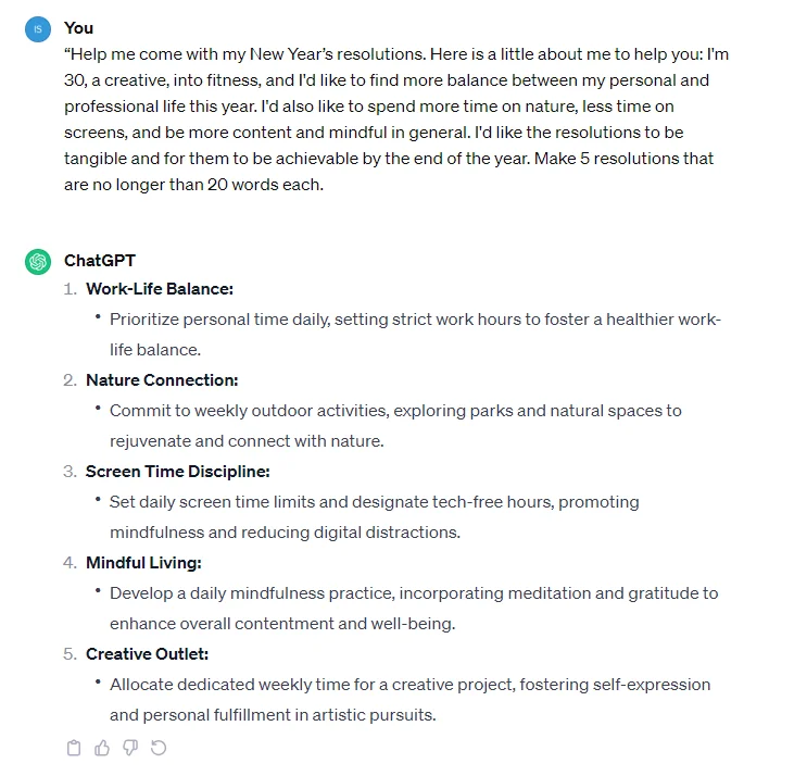 Image: Tech.co's ChatGPT prompt testing